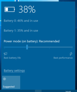 Surface Book 2 Battery Indicator
